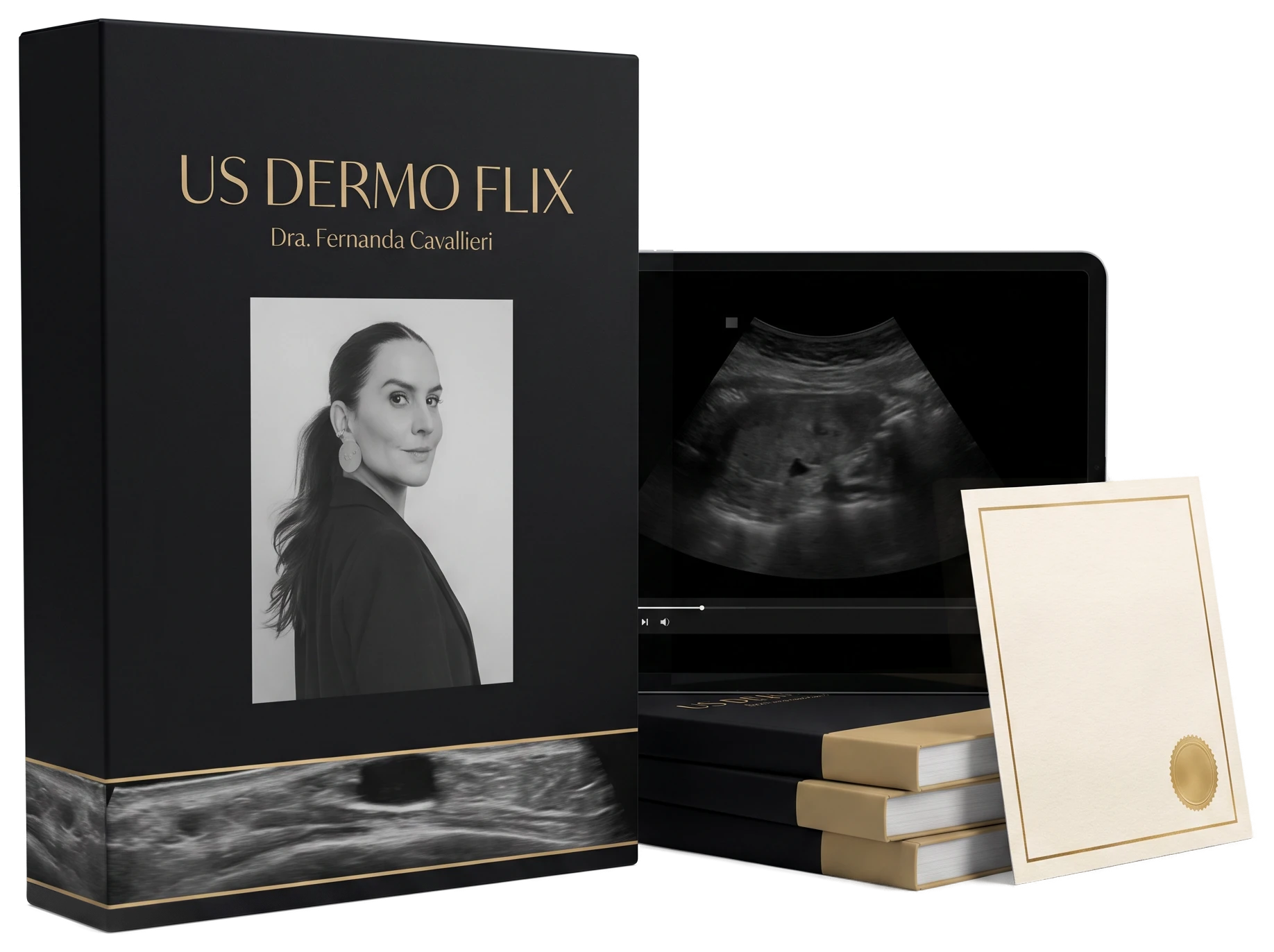 Box do curso US Dermo Flix